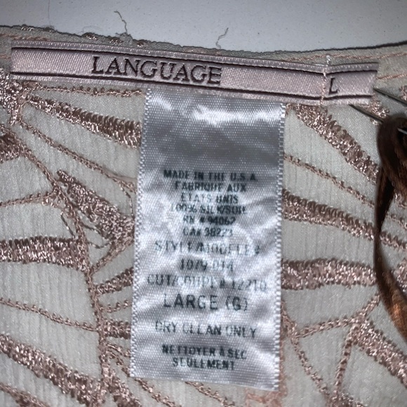 Vintage top by Language - Picture 12 of 15